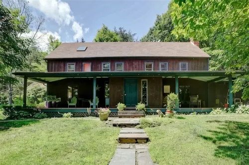 Secluded and Artful 1800s Farmhouse on 53 Acres, Saugerties