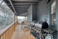 Lakefront Home & Guest House with Two Docks, and Breathtaking Mountain Views!