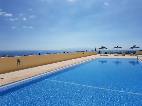 Villa Roque del Conde 3 with fantastic sea view, Terrace, Pool, Wifi, SAT-TV - 2星級