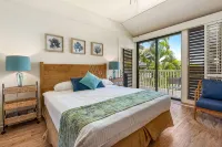 2/2 PARTIAL OCEAN VIEW with AC - Poipu Beach Kiahuna End Unit, Pool/Gym/Courts - gimnasio