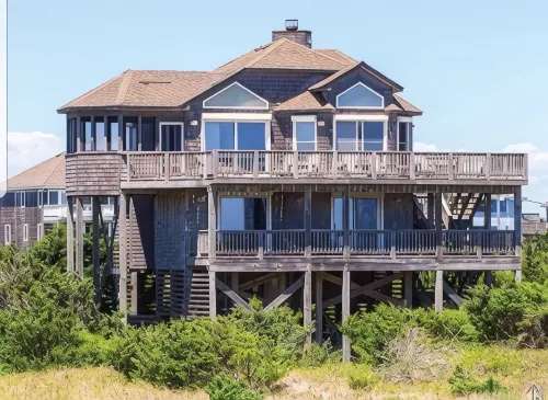 Oceanfront 4 bedroom Salvo Sandcastle * Hot Tub