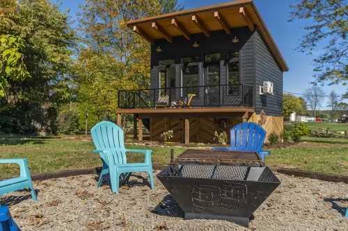 Bourbon Barrel Cabin A.  There are 2 Cabins A & B.