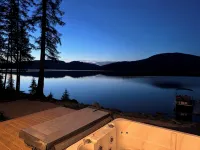 Montana McGregor Lake Waterfront, Sleep 7 in 2 Cabins, New with Swim Spa & Dock. - Chalets