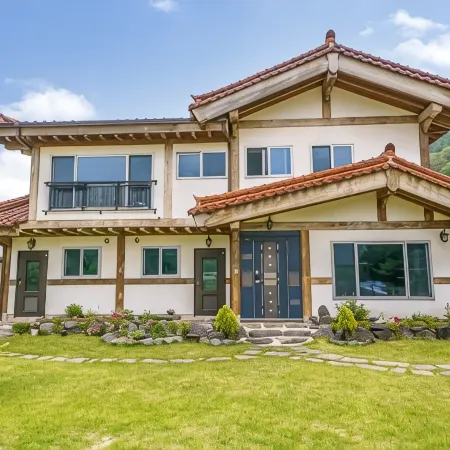 Hanwool Pension in Gyeongju Отели рядом с достопримечательностью «Храм Синсонса»