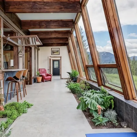 Earthship Home in Big Sky