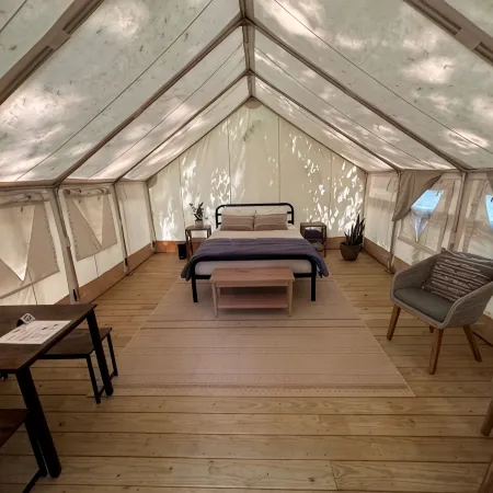 Valley Overlook - Glamping Tent N2 - the heart of Cuyahoga Valley National Park
