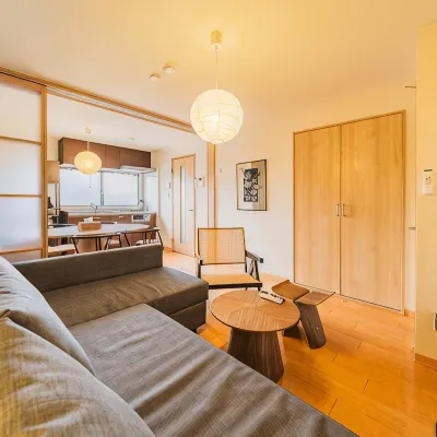 Direct to Akihabara in 13min by subway Wooden style 1DK|8min to Hirai Sta|4-6Guests Hotels near Fureai Bridge Edogawa