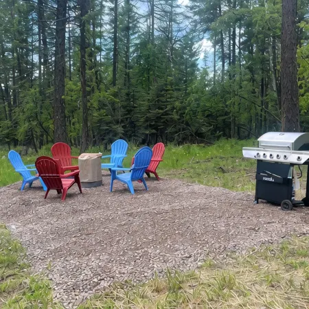 Cozy cabin bordering forest service trails. Perfect escape on 10 acres of forest
