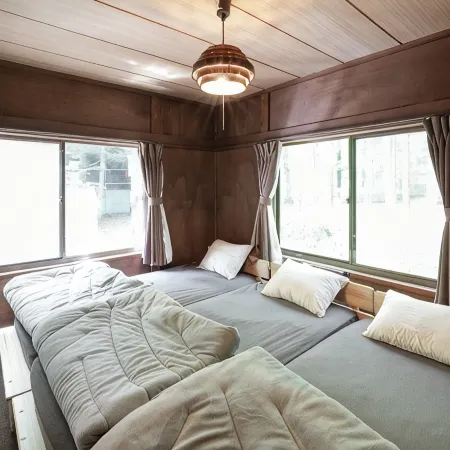 A private villa where you can enjoy outdoor experiences such as BBQ, bonfire, and pizza oven