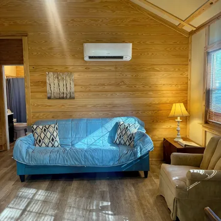 Charming cabin nestled in the woods in Andalusia, AL