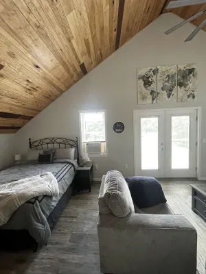 Stay in our cozy Maple Syrup Sugarhouse at Butternut Maple Farm