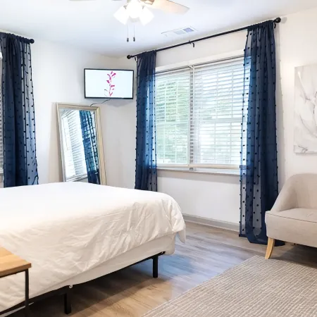 Blue Bungalow w/ Free Golf Cart Hotels in Covington