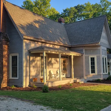 Blue Rose Bungalow: Downtown Vibe. No AC. 1896 Charm. Gym. Kitchen. Parking