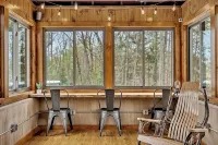 阿迪朗達克Waterfront小屋和2間微型小屋 - 木屋