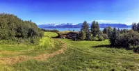 Moose Meadows near Kilcher Homestead in Alaska the Last Frontier