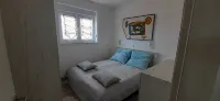 3 room apartment, 100 meters from the beach with sea view, new building.