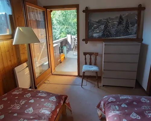 Two-room apartment with Mont Blanc view コンブルーのホテル