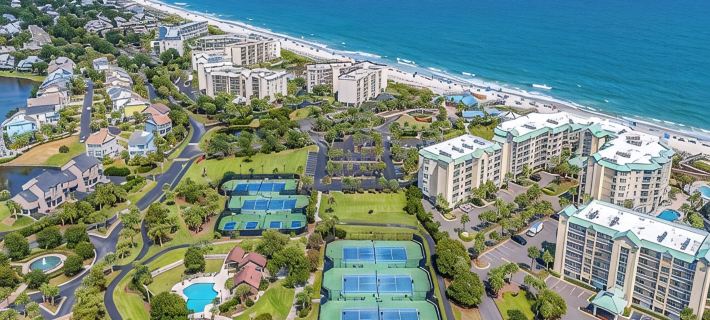 Oceanfront 1Br Luxe Bridgewater Suite w/Ocean & Resort Views @ Litchfield Beach Hoteles en Condado de Georgetown