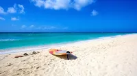 A Luxury, Beach Front, Two Bedroom Suite with large balcony.