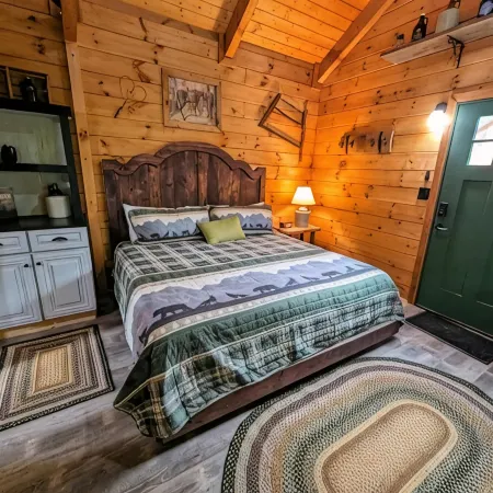 "Moonshine Mansion" Cozy tiny cabin in peaceful Fancy Gap.