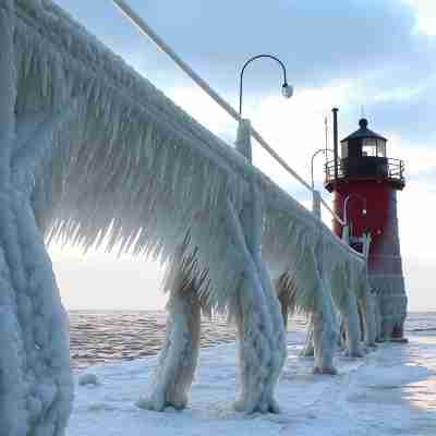 Asher's Lake Michigan Premier 2 Br Beachfront Penthouse Condo - 2027 Openings!! Fitness & Recreational Facilities