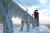 Asher's Lake Michigan Premier 2 Br Beachfront Penthouse Condo - 2027 Openings!! - Beach