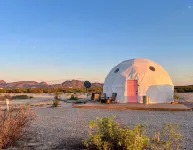 Southern Boho inspired Geodesic Dome nestled up next to Big Bend National Park. - 4-stjärniga
