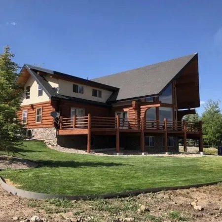 Lake Vista Lodge hot tub, 6,500+ sq ft, sleeps 30+!!