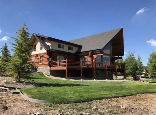 Lake Vista Lodge hot tub, 6,500+ sq ft, sleeps 30+!!