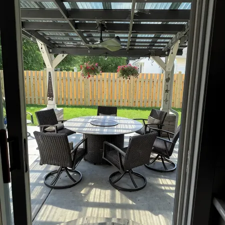 Spacious 4-bedroom house with Beautiful Patio close to EAA in Oshkosh
