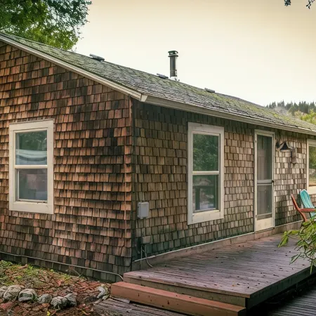 Scenic River Retreat w/ Deck •View •Lawn Games • Wood Stove