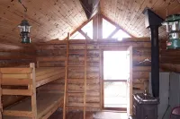 Charming Rustic Off-Road/Off-Grid Log Cabins on BWCA Wilderness Lake!
