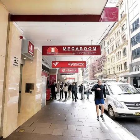 Megaboom City Hotel Отели рядом с достопримечательностью «Сиднейский аквариум»