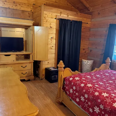 Cozy cabin in lovely Seneca Rocks WV with WiFi, smart TVs and jucuzzi tub