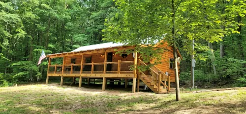 Secluded East TN Log Cabin - Hytter