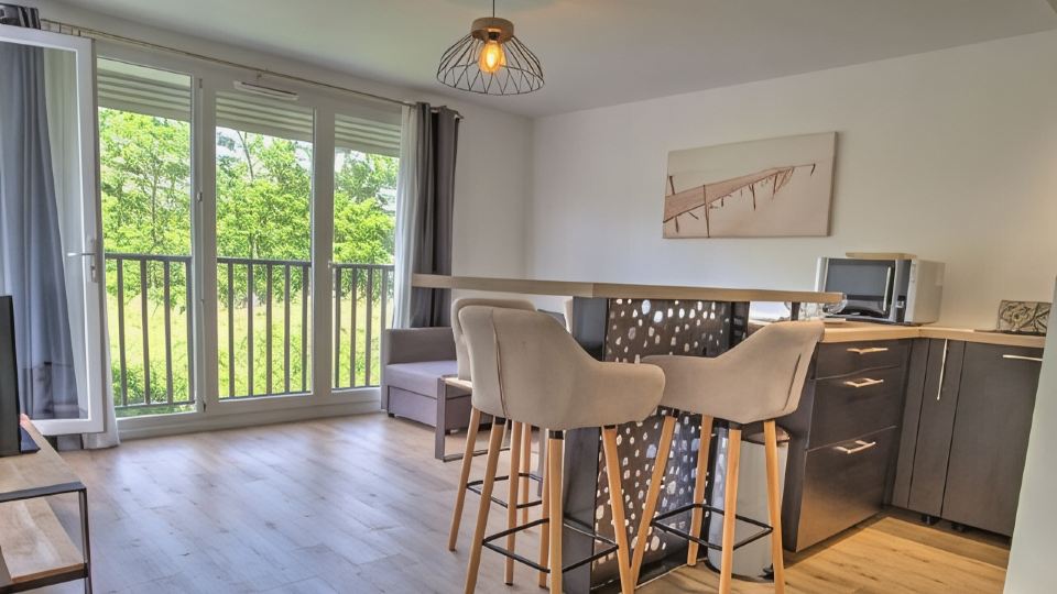 Apartment at Port de La Teste, coastal path