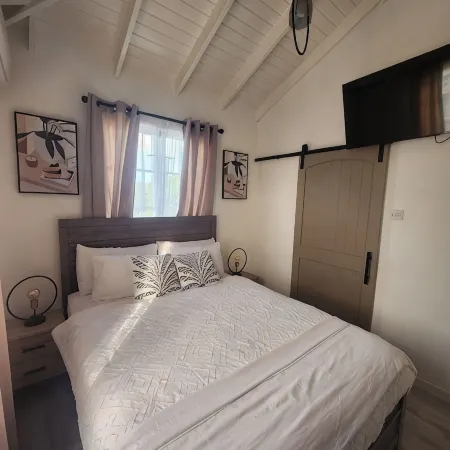 Relax in peace and comfort in a 1-bedroom Flat in Christ Church with WiFi, AC
