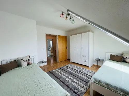 Sunny vacation apartment with balcony near Augsburg - 4-Star