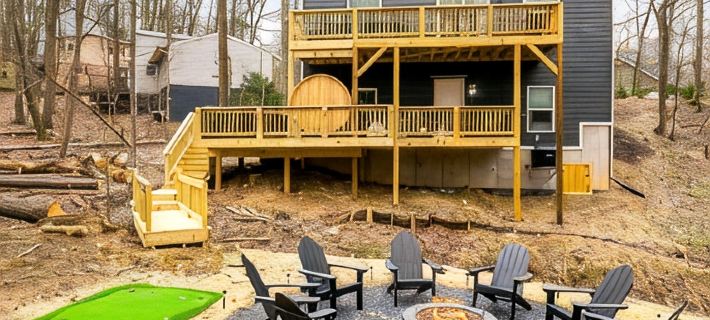 Modern Family Luxury, 6br, 5 bath, WOW factor! Sauna, Hot Tub, Game rms FirePit! 매소나이트 호텔