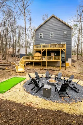 Modern Family Luxury, 6br, 5 bath, WOW factor! Sauna, Hot Tub, Game rms FirePit! - 무료 와이파이