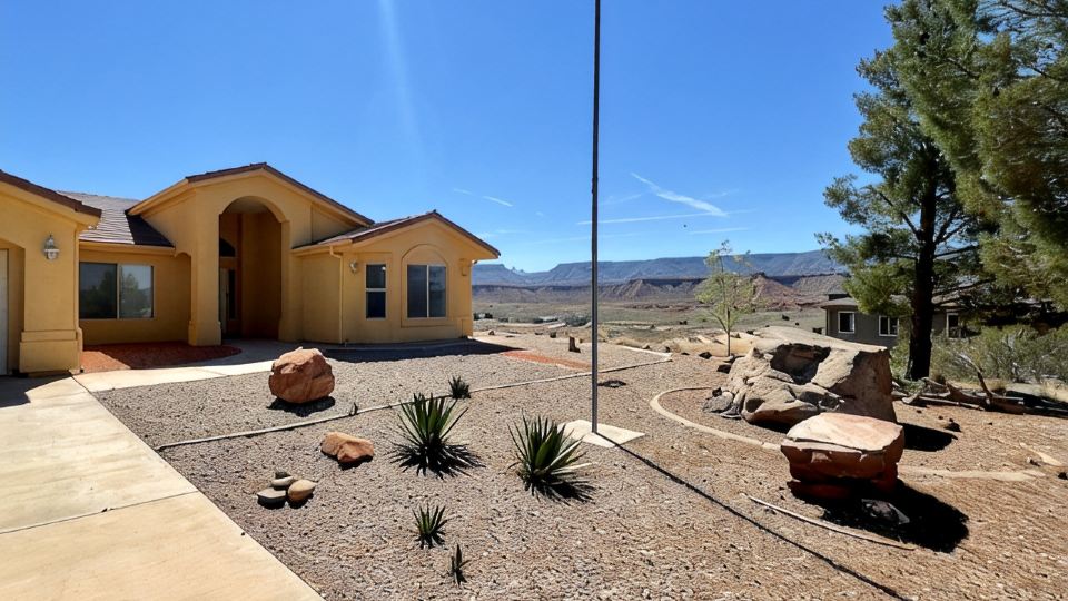 Spacious home with panoramic views of Zion National Park! Come & visit!