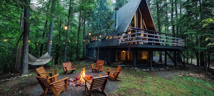 A-frame w/ sauna near Whiteface & Lake Placid, NY Jay otelleri