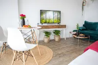 ☆Modern apartment☆Wide view☆29th floor☆Neflix☆Center☆ - balcony