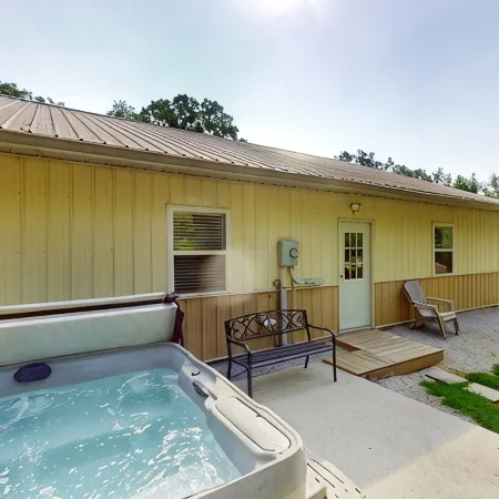 Spacious Home in Moors Community on KY Lake with Outdoor Hot Tub and Fire Pit