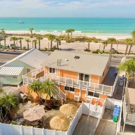 Gulf & Sunset Views!!!  1BR Apt. D is a Centrally Located, walk to all location