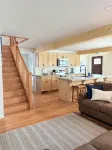 Steps to Farmers Market & Beach! Huge Deck + Fire-Pit