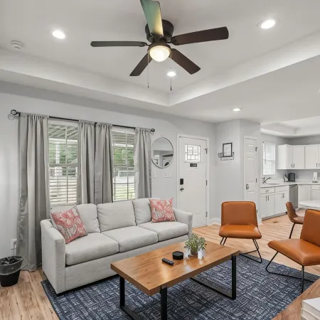 Stylish Downtown Gastonia Stay – 2BR/2BA w/ King + Queen
