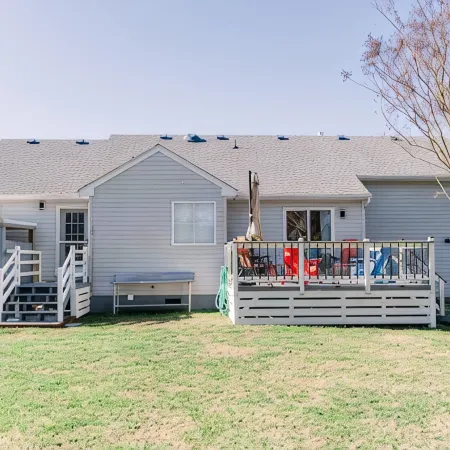 Newly Renovated, 4Bd 2 BA, 1 Full Acre, Sleeps 8, and is Pet Friendly.