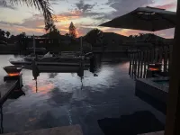 Spectacular Sunsets! Private Pool & Spa on Canal - Walk to Beach & Restaurants!! - 4-Star
