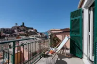 Casa Colomba in Vernazza Cinque Terre private apartment terrace with sea view - balcony